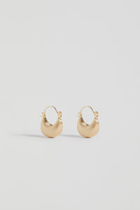 Ellik Short Hoop Earring  | Gold