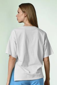 Left Hanging T-Shirt | White