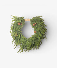 Load image into Gallery viewer, Pine Heart Wreath With Bells
