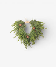 Load image into Gallery viewer, Pine Heart Wreath With Bells
