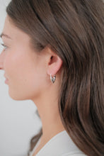 Load image into Gallery viewer, Jess Heart Hoop | Silver
