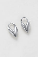 Load image into Gallery viewer, Jess Heart Hoop | Silver
