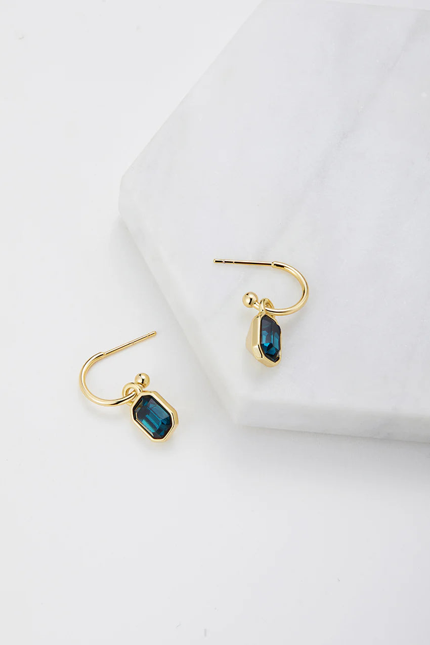 Leighton Earring | Moss | Gold