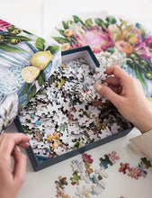 Load image into Gallery viewer, Three Vases With Lemon | Round 500 Piece Puzzle
