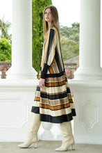 Load image into Gallery viewer, Line Time Dress | Licorice Stripe
