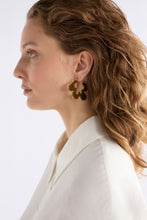 Load image into Gallery viewer, ELK | Lomma Hoop Earring | Dark Olive
