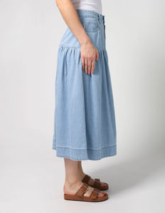 Lou Skirt | Light Denim
