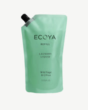 Load image into Gallery viewer, Ecoya - Laundry Liquid Refill 1L | Wild Sage &amp; Citrus
