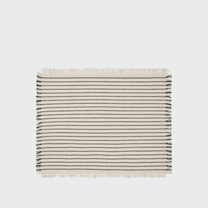Elouise Placemat S|2 -Off White | Black