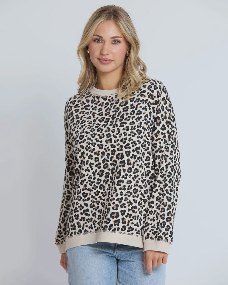 Newport Sweater | Leopard