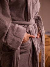 Load image into Gallery viewer, Citta - Velour Cotton Robe
