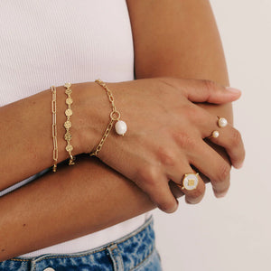 Aphrodite Goddess | Pearl Drop Bracelet