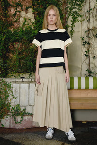 People Pleats-Er Skirt | Tan