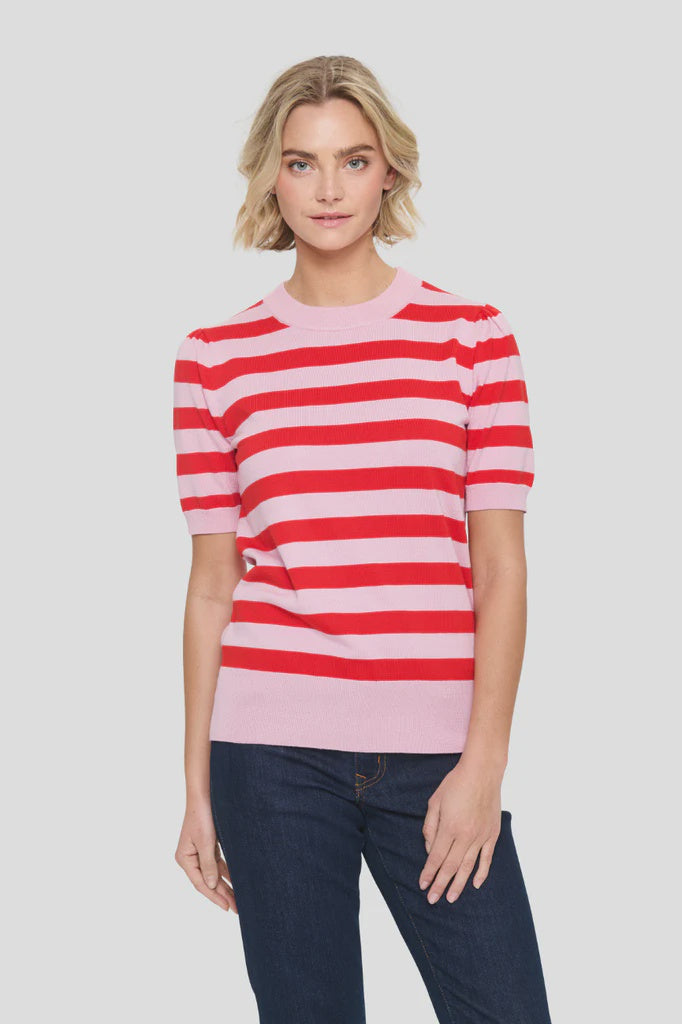 Mila Block Stripe Pullover