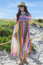 Load image into Gallery viewer, Cooper Round And Round Dress | Candy Stripe
