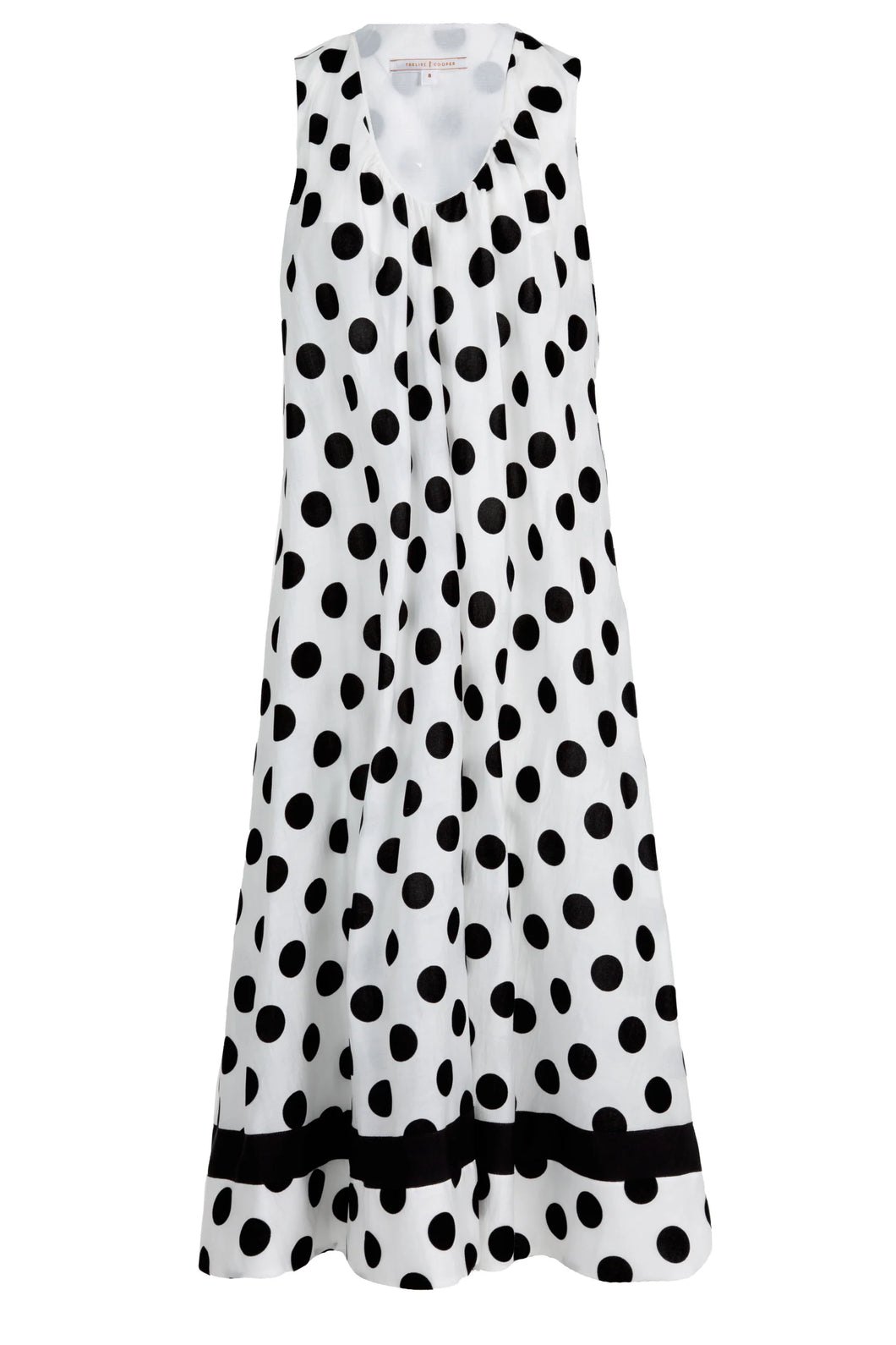 Scoop De Doo Dress | White|Black