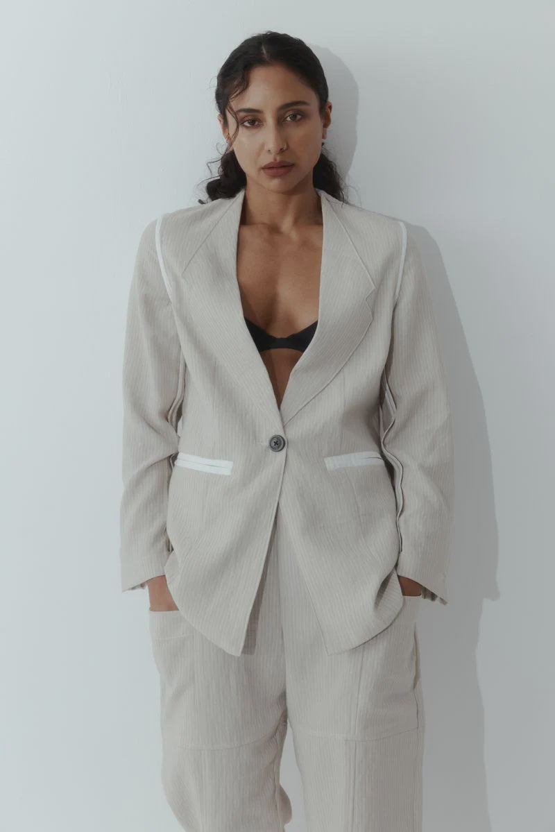Sherlock Blazer | Natural