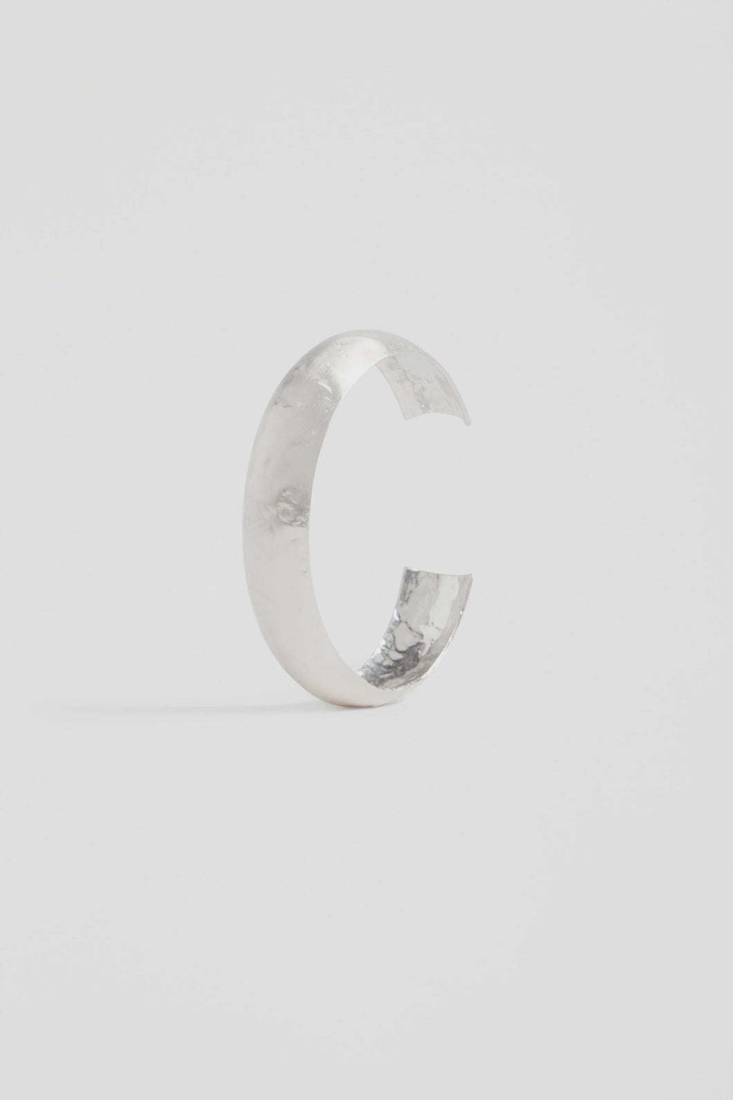 Gild Thin Cuff Bangle | Silver