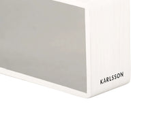 Load image into Gallery viewer, Karlsson | Copper Mirror Slim LED Alarm Clock | White
