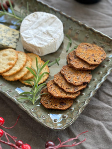 Beaded Platter | Smokey Green