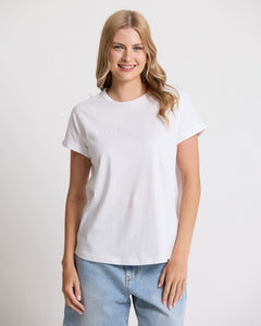 Soho Cuff Crew | White
