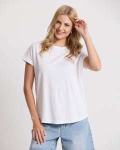 Soho Cuff Crew | White