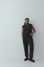 Load image into Gallery viewer, Super Trouser | Black Pinstripe
