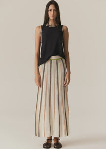 Tedd Knit Skirt - Natural | Ivory