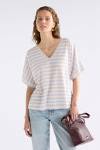 Load image into Gallery viewer, ELK | Seter Tee | Pearl Blue + Natural
