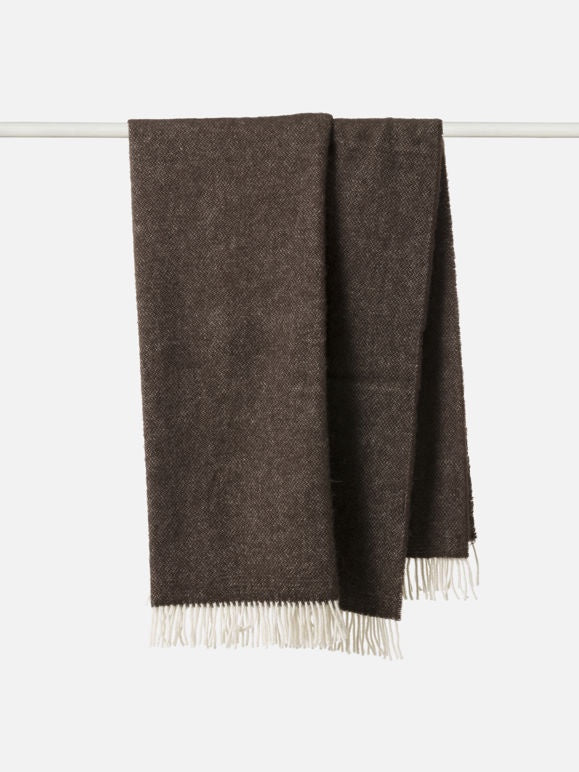 Wool Throw | Cocoa | 130x180cm