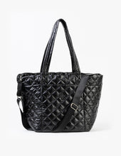 Load image into Gallery viewer, Stella + Gemma Tote Bag Quilted |Black
