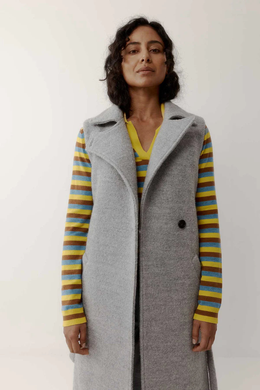 Sleeveless Trench | Ash