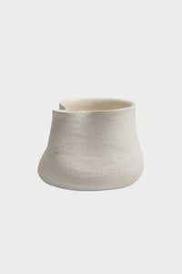 Sandfaced Pinched Form Pot