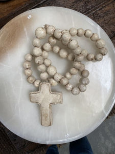 Rosary Beads - White