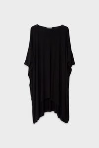 Wide Stretch Dress | Black