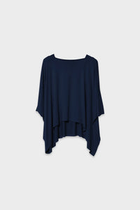 Wide Stretch Top | Blue