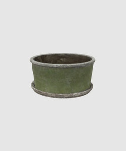 Evergreen Wide Plant Pot + Saucer