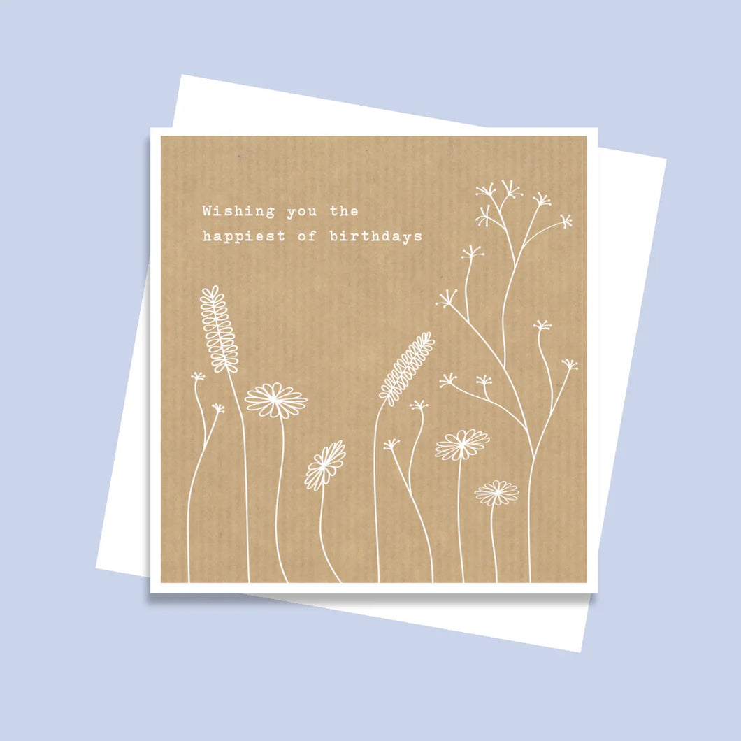 Wild Flowers Birthday - Card