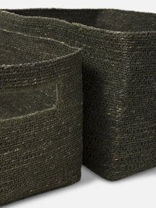 Woven Storage Basket | Olive
