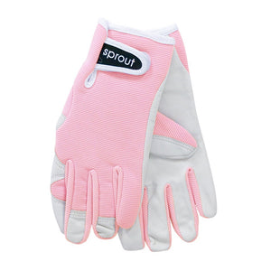 Sprout Goatskin Gloves | Crystal Pink