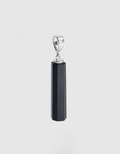 Amulet Column | Black Onyx | Silver