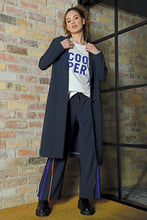 Load image into Gallery viewer, Back To The Future Coat | Navy Pinstripe

