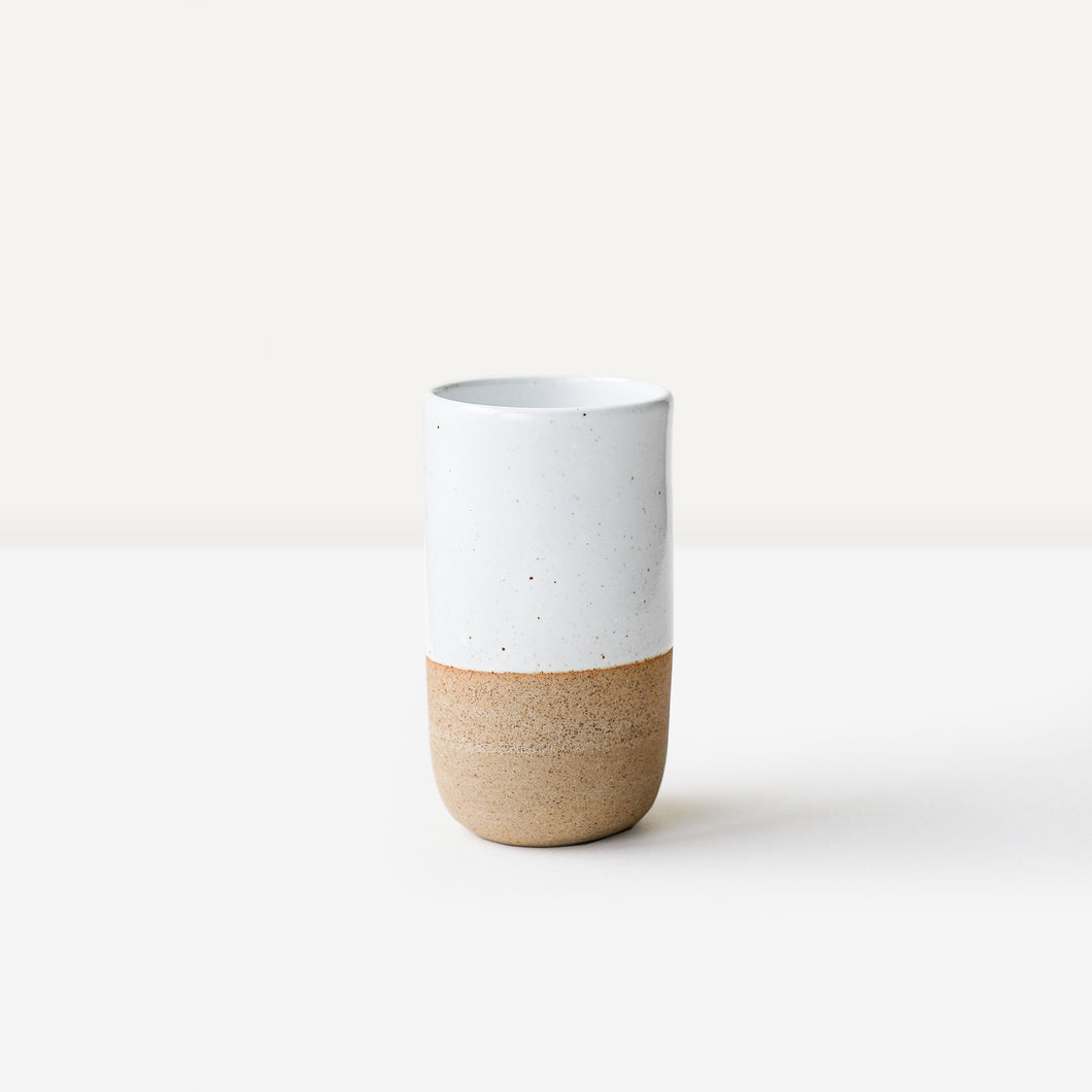 Handmade Ceramic Smoothie Cup | Ivory Speckle