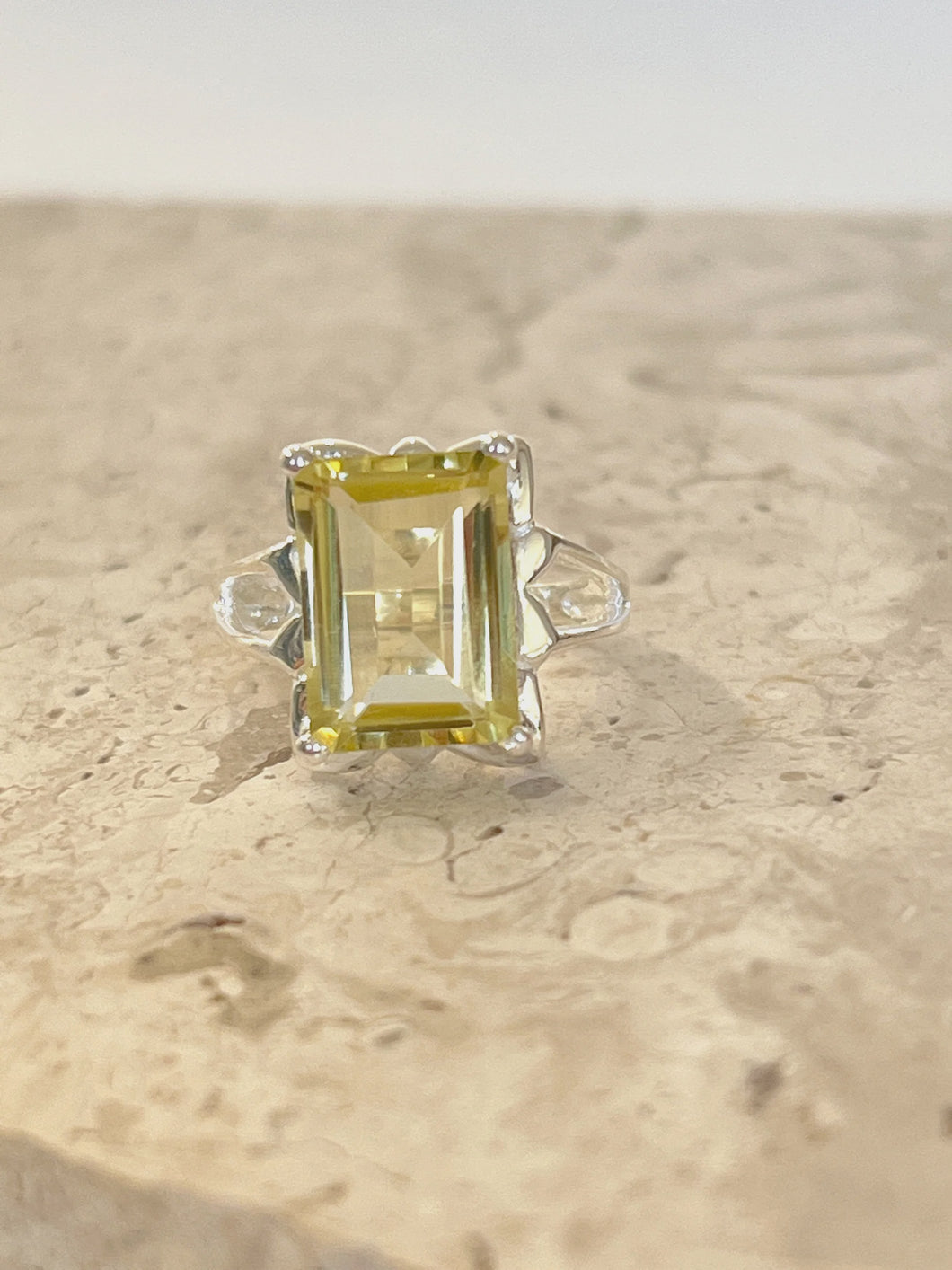 Lemon on sale citrine ring