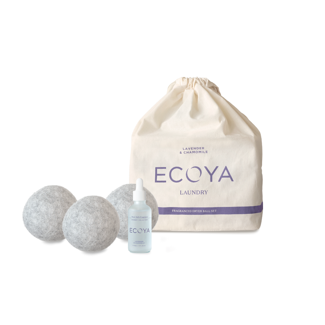 ECOYA Lavender & Chamomile Laundry Balls Set