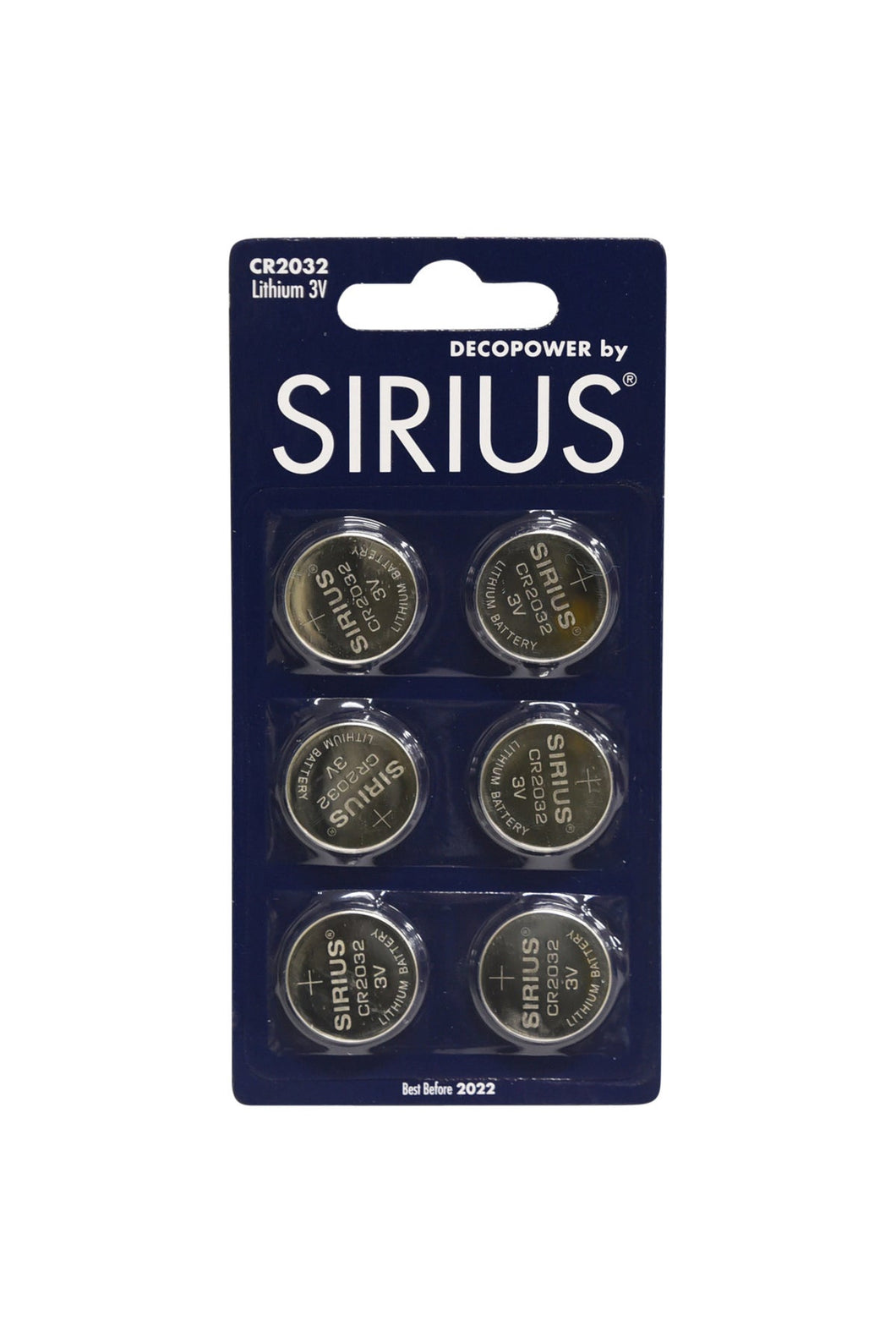 SIRIUS Deco Power Batteries Pk6