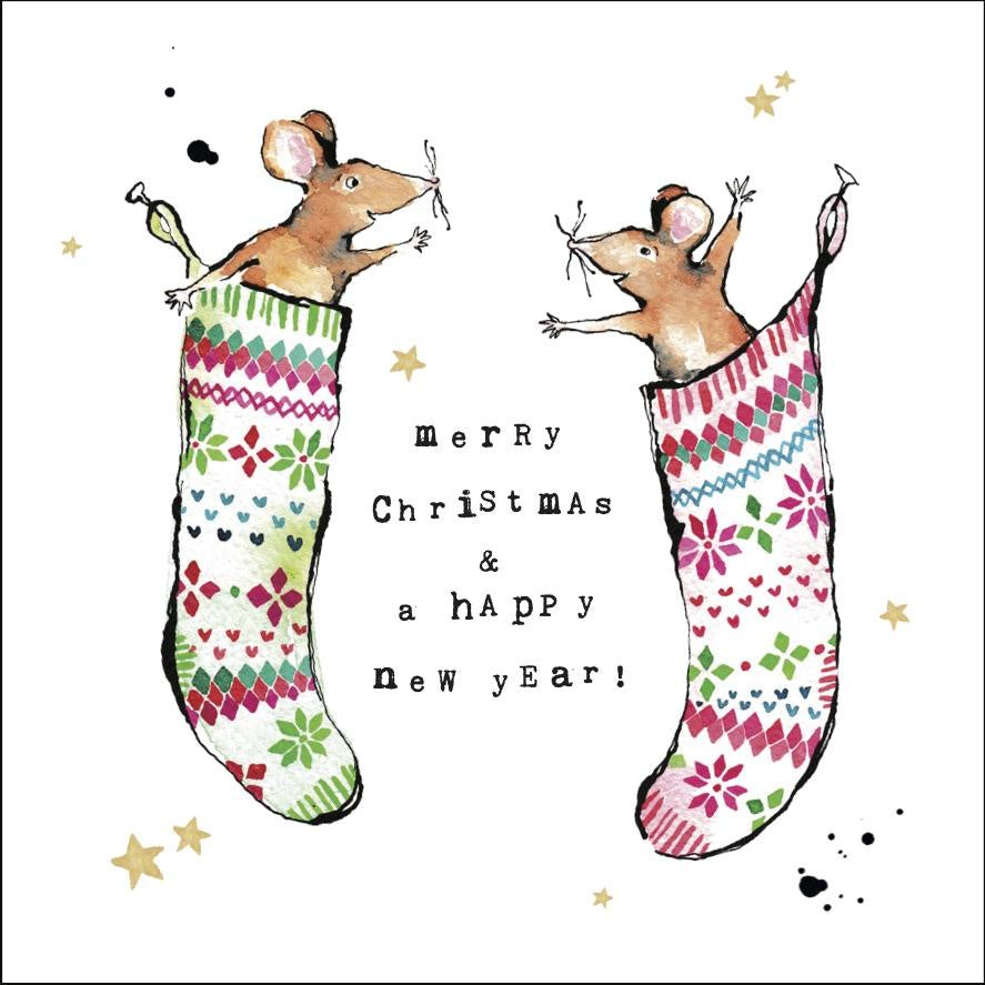 Card - Christmas Stockings