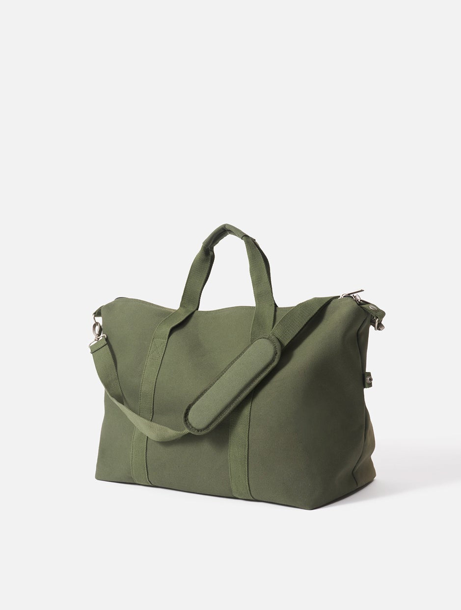 Canvas Weekender Bag | Olive OS